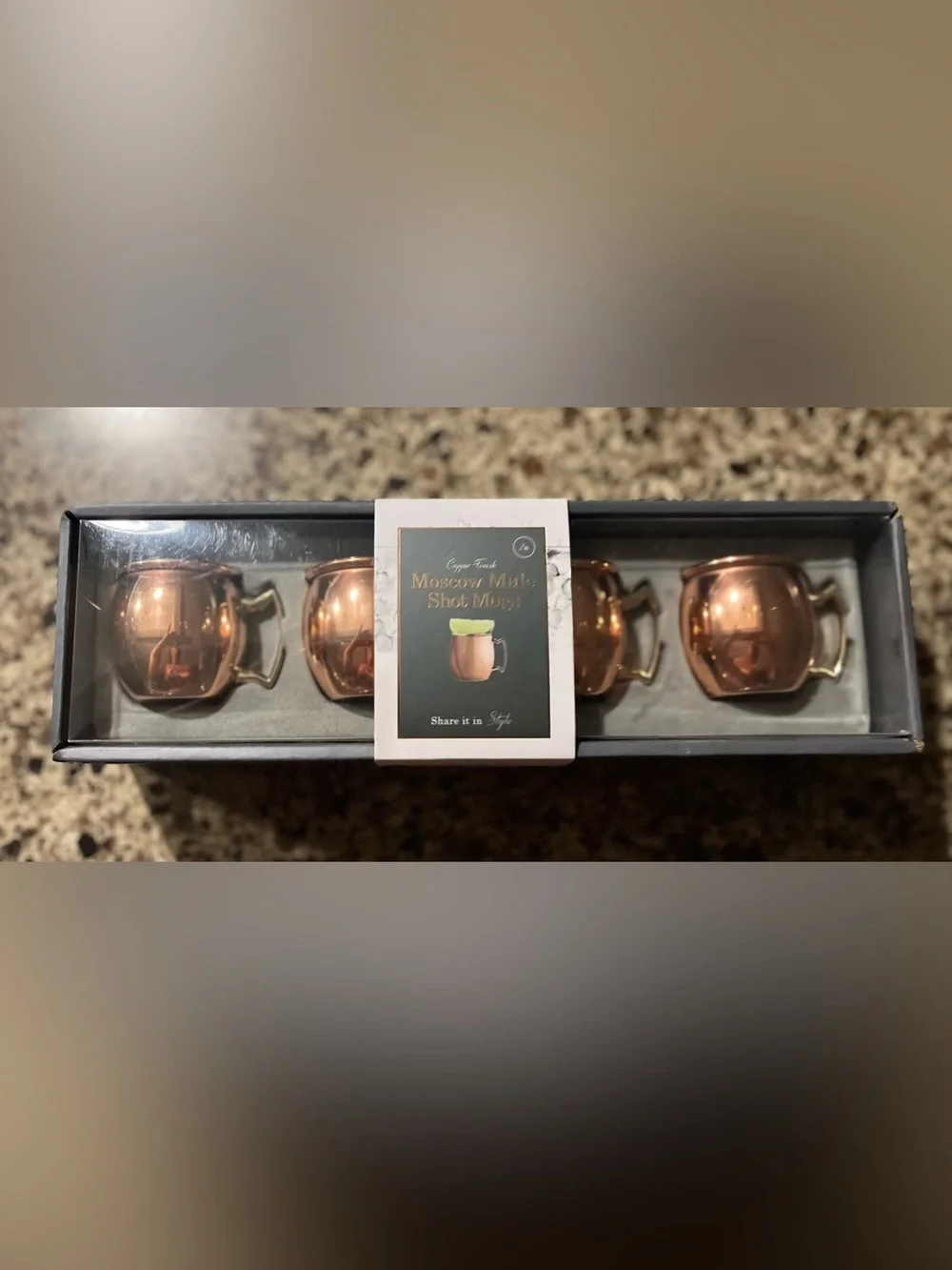 Moscow Mule Shot Mugs - Copper Finish